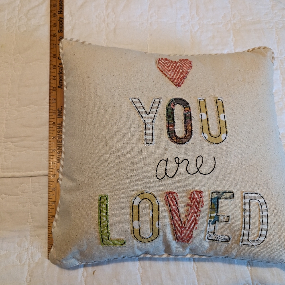 Glory Haus you are loved pillow - Picture 6 of 6